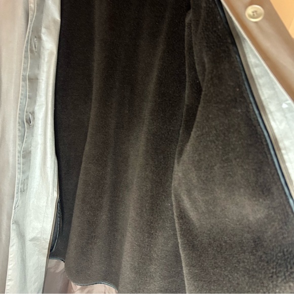 London Fog Vintage Tan Trench Coat w/ Zip Liner – Size 10 Petite - Picture 11 of 16